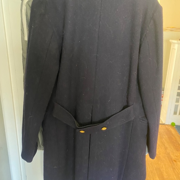 Gant Rugger men wool coat overcoat topcoat peacoat size L Large - Picture 3 of 3